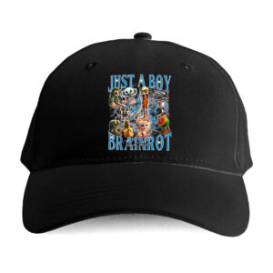 Czapka brainrot bekowa – just a boy who loves brainrot