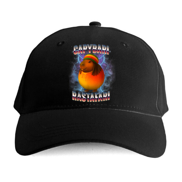 Czapka brainrot bekowa – capibara rastafati