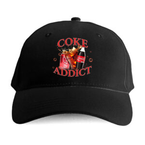 Czapka humor plus size - coke addict