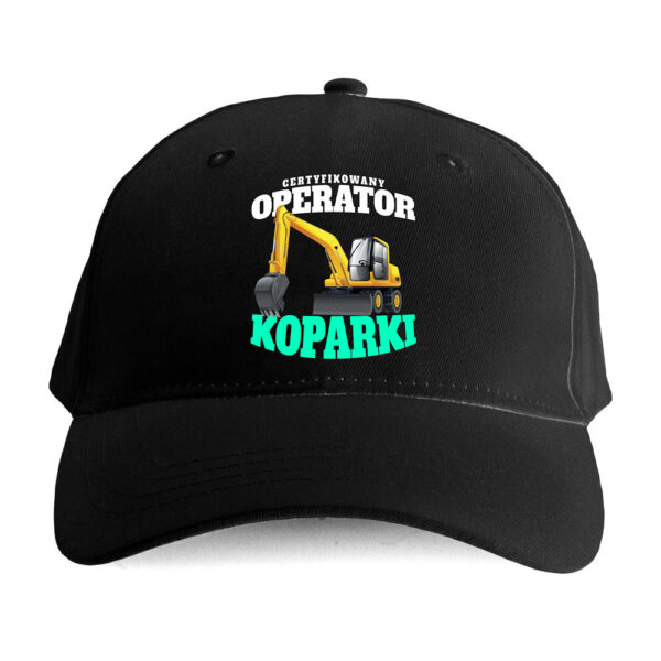 Czapka dla budowlańca – Operator koparki