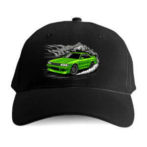 Czapka Drift Car - Zielony samochód wyścigowy