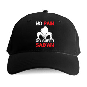 Czapka sportowa – No pain no super saiyan
