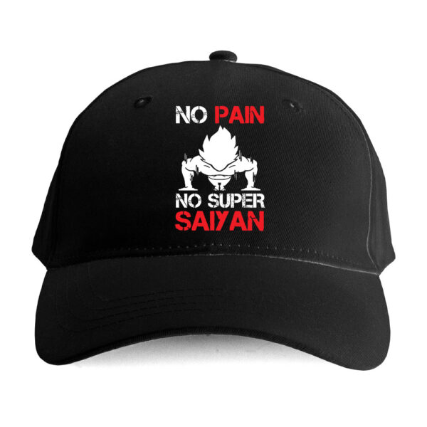 Czapka sportowa – No pain no super saiyan
