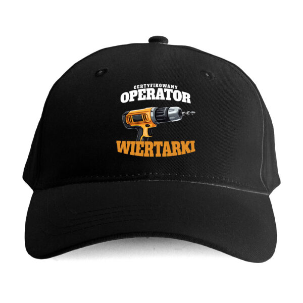 Czapka dla budowlańca – Operator wiertarki