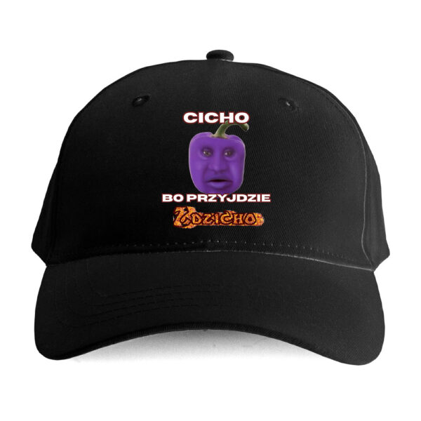 Czapka memy tiktok - cicho bo przyjdzie zdzicho