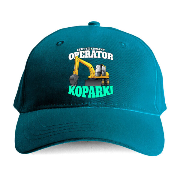 Czapka dla budowlańca – Operator koparki - obrazek 3