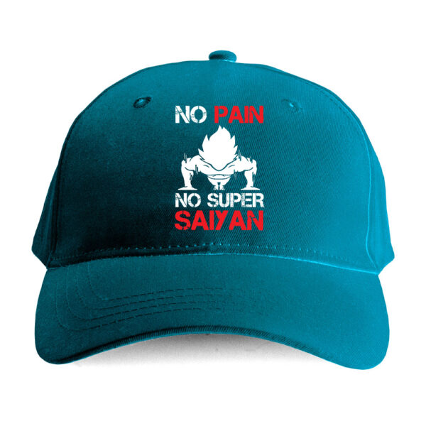 Czapka sportowa – No pain no super saiyan - obrazek 3