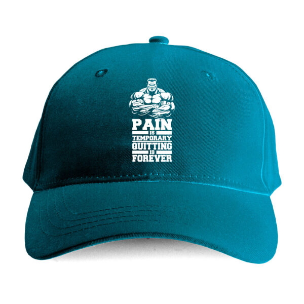Czapka sportowa – Pain is temporary - obrazek 3