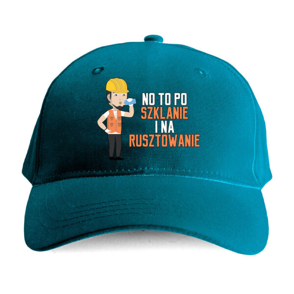 Czapka dla budowlańca – Po szklanie i na rusztowanie - obrazek 3