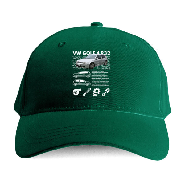 Czapka motoryzacyjna bootleg - VW GOLF 4 R32 - obrazek 2