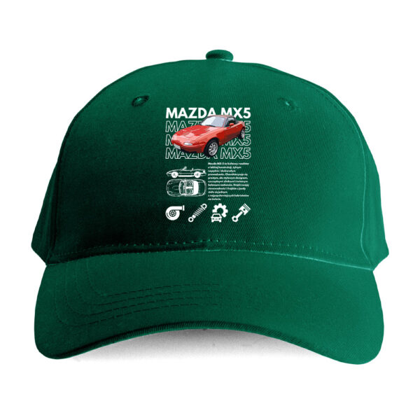 Czapka motoryzacyjna bootleg - MAZDA MX5 - obrazek 3