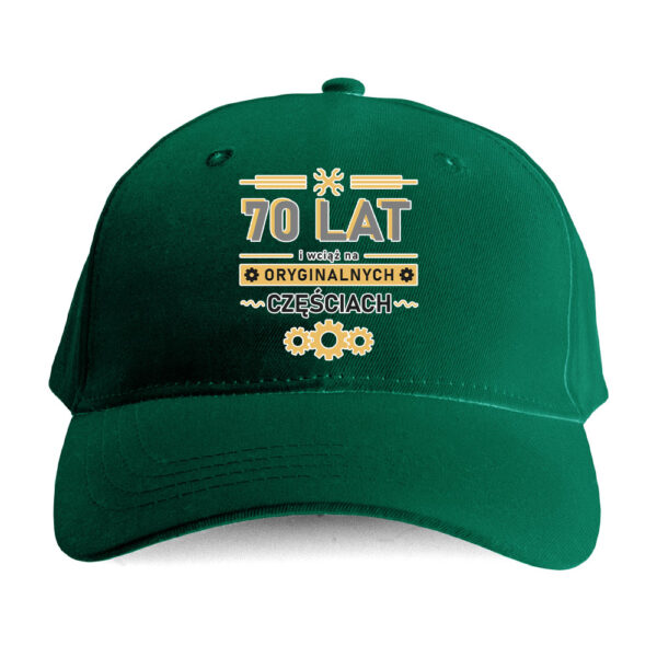 Czapka okolicznościowa - 70 lat - obrazek 2