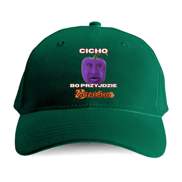Czapka memy tiktok - cicho bo przyjdzie zdzicho - obrazek 2