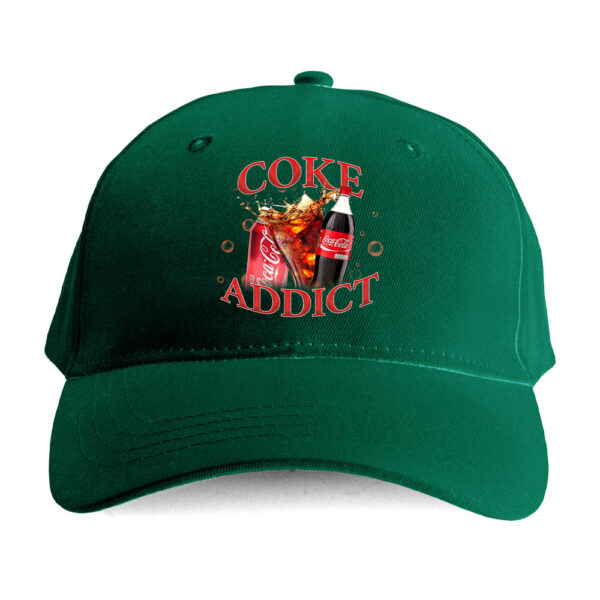 Czapka humor plus size - coke addict - obrazek 2
