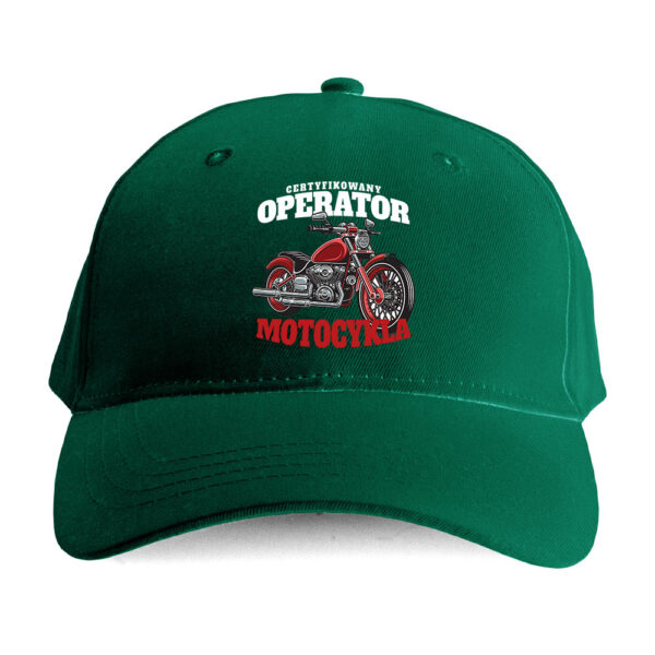 Czapka motoryzacyjna bekowa - operator motocykla - obrazek 2
