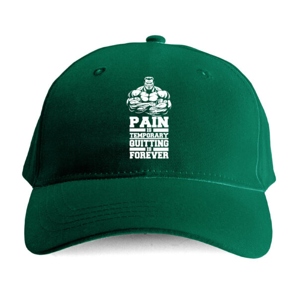 Czapka sportowa – Pain is temporary - obrazek 2