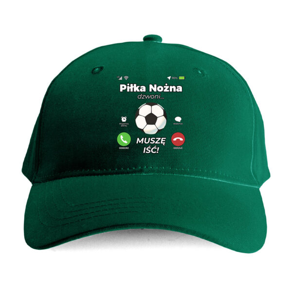 Czapka sportowa – piłka nożna dzwoni - obrazek 2