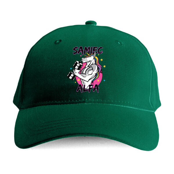 Czapka sportowa – Samiec Alfa - obrazek 2