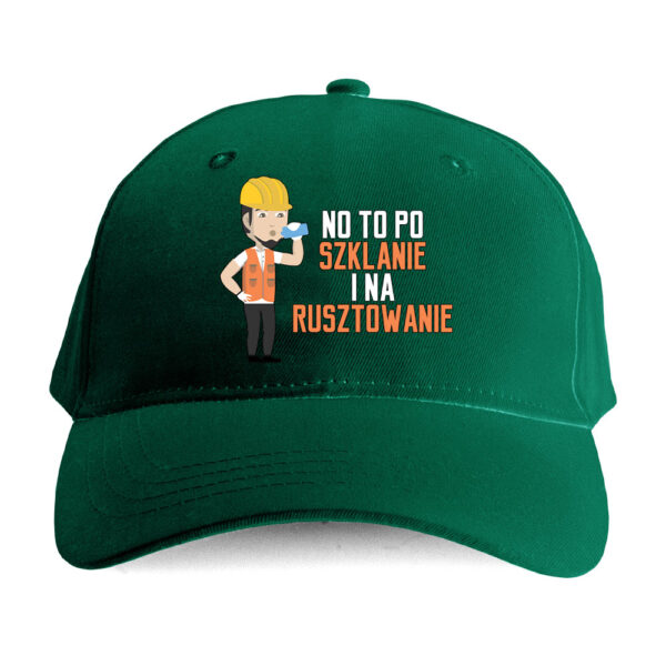 Czapka dla budowlańca – Po szklanie i na rusztowanie - obrazek 2