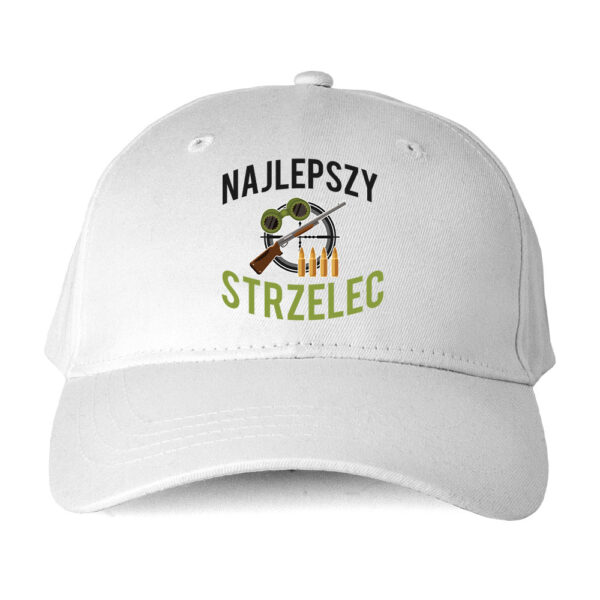 Czapka  z nadrukiem - Najlepszy strzelec - obrazek 2