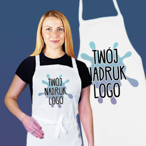 Fartuch kuchenny z Twoim logo, grafiką kreator