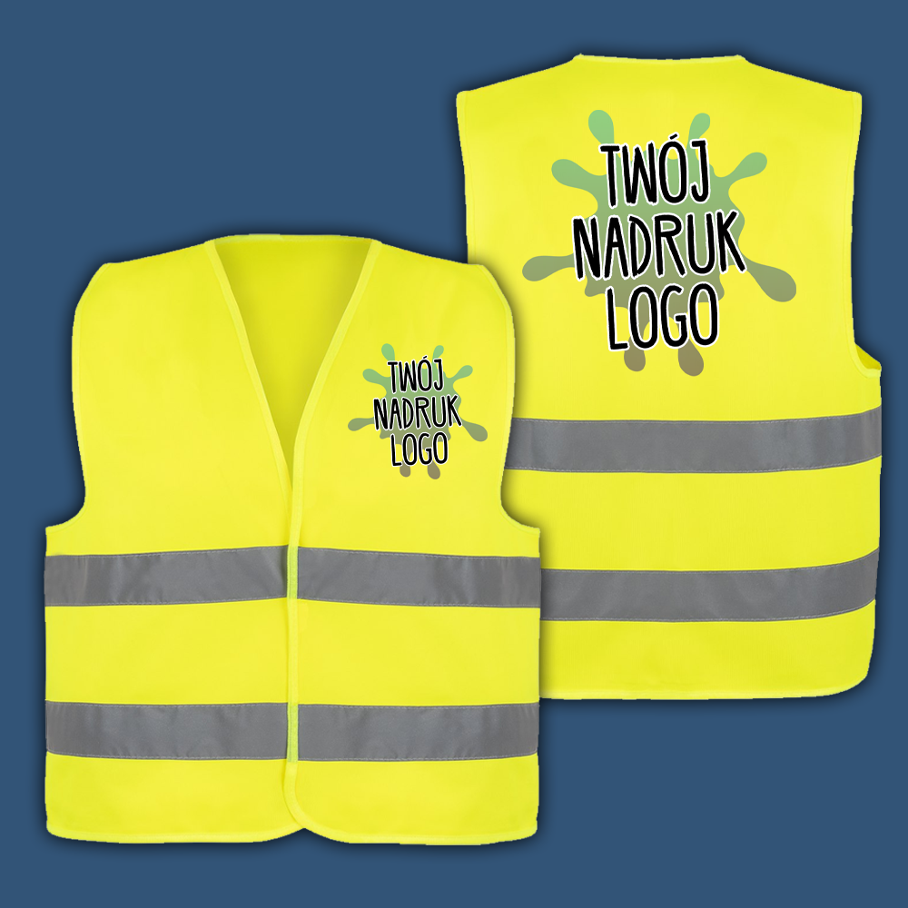 Kamizelka odblaskowa BHP z Twoim logo - Kreator