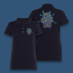 Polo z Twoim logo grafiką custom NADRUK