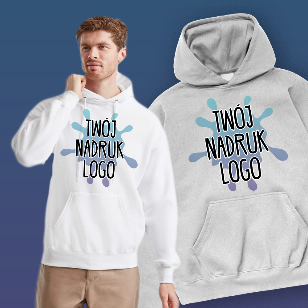 Bluza z kapturem - twój nadruk/logo