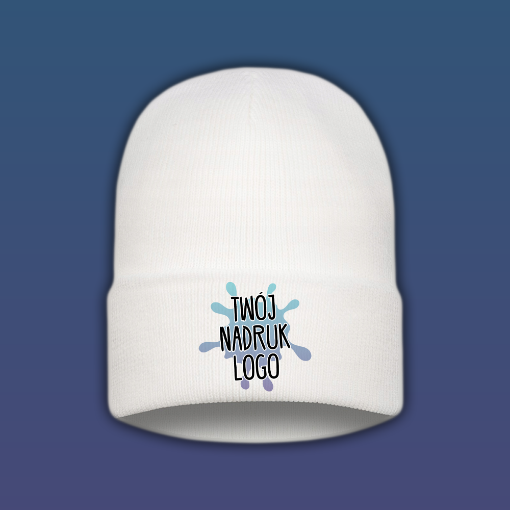 Czapka zimowa - twój nadruk/logo