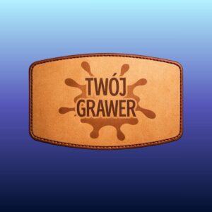 Naszywka prostokątna z Twoim grawerem