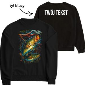 #11 Bluza bez kaptura prezent dla wędkarza – tuńczyk błękitnopłetwy
