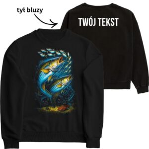 #13 Bluza bez kaptura prezent dla wędkarza – sardynki ławica