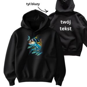 #14 Bluza z kapturem motyw rybny – makrela